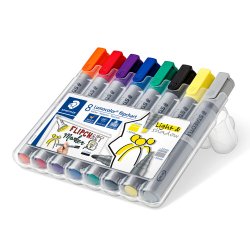 Lumocolor&reg; flipover marker 356 SWP8 8ass farver
